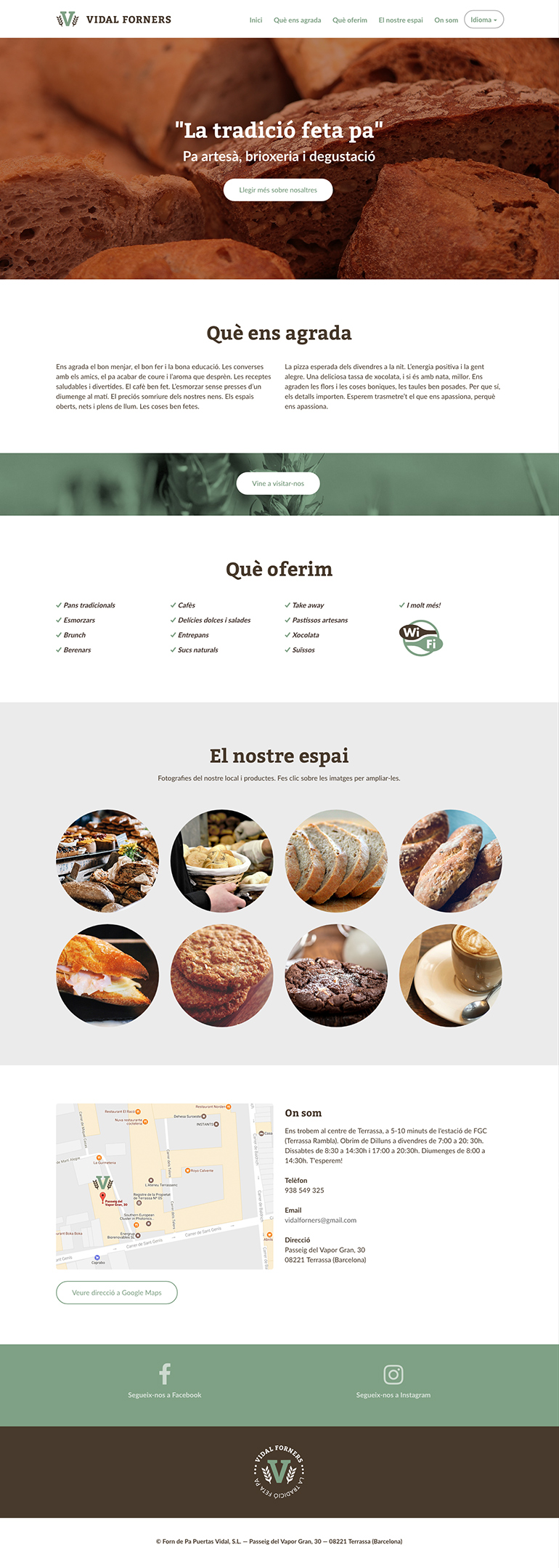 Vidal Forners website