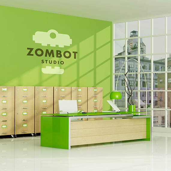 Zombot Studio in use