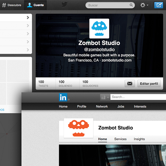 Zombot Studio in use